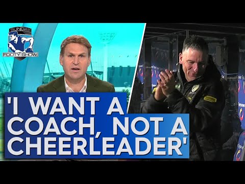 Kane Cornes calls out 'cheerleader' Adem Yze's work from the bench - Sunday Footy Show