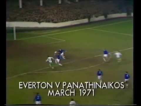 ECC 1970-71. Quarter-finals. Everton FC - Panathinaikos. Highlights.