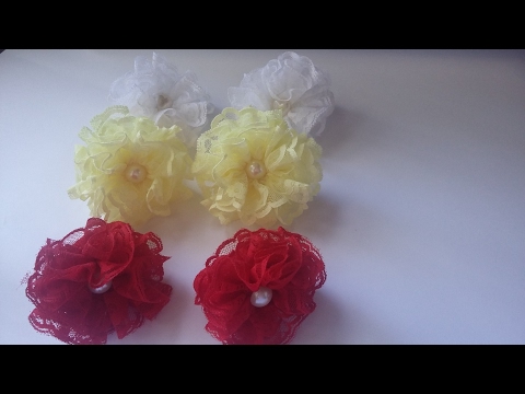 DIY: como fazer flor de renda