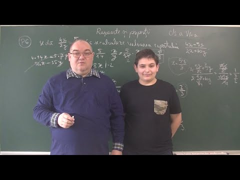 63. Rapoarte si proportii - Exercitii rezolvate P1-P6 - clasa a VI-a