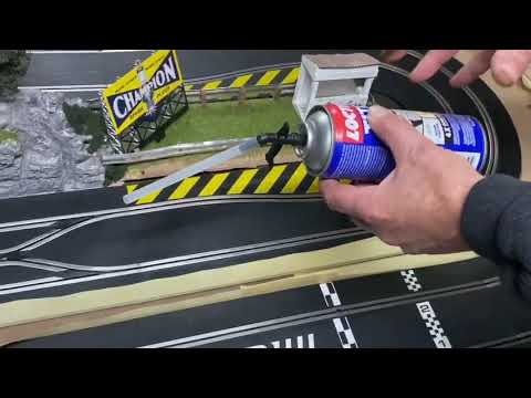 Spray foam scenery and rocks ,Track edging, cobblestone, wash painting instruction, static grass