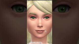 Wiggle your ears & eyes. Hidden CAS Sliders. Sims 4 #shorts