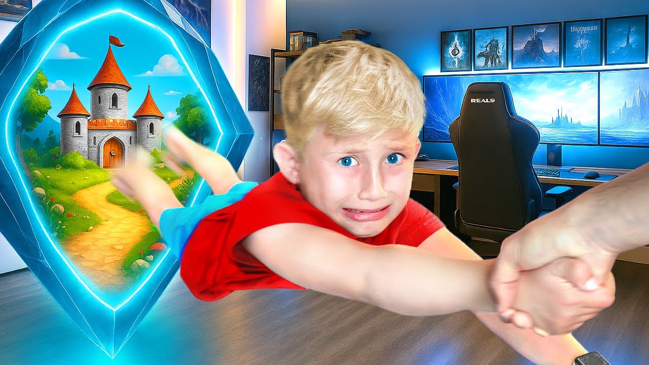 We Got TRAPPED Inside a MATH Video Game!