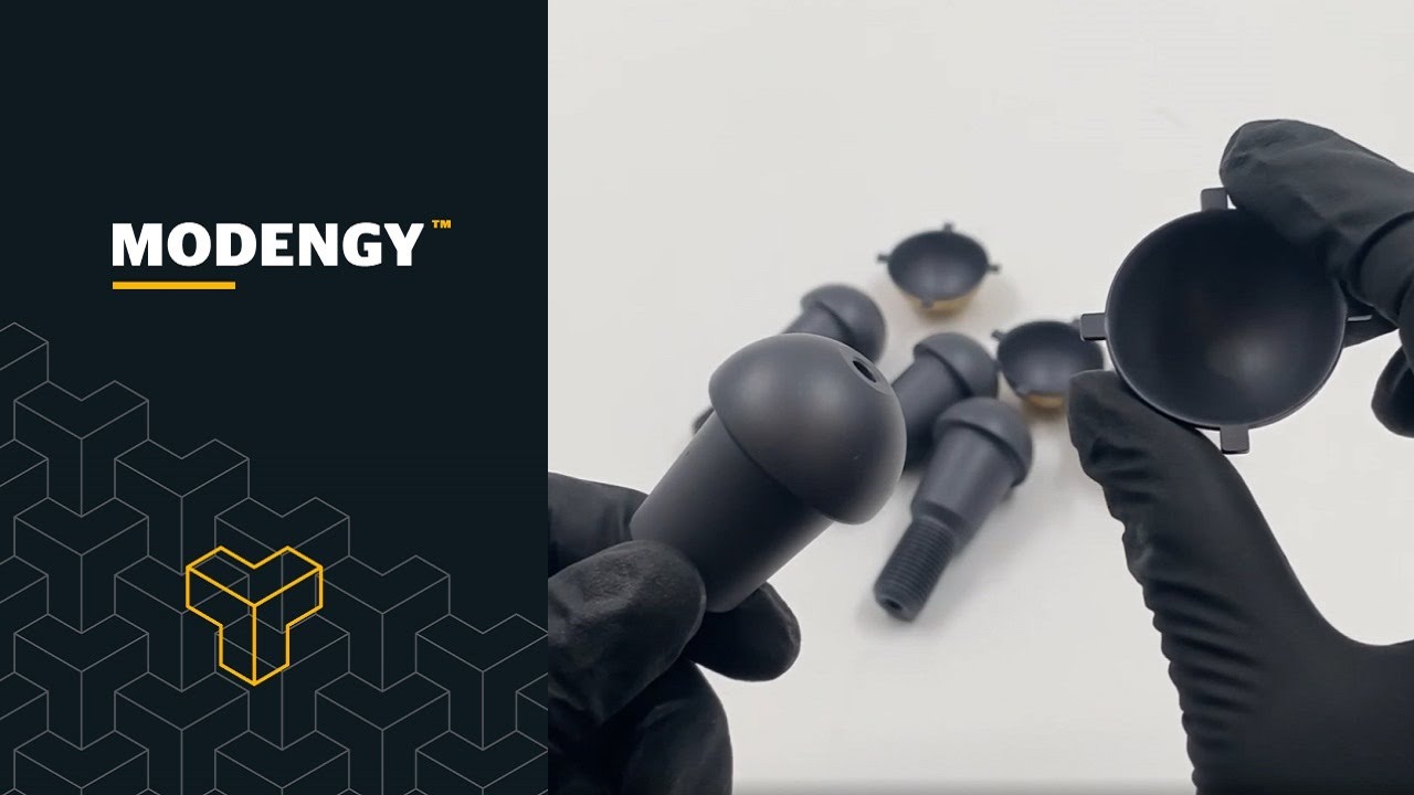 MODENGY 1005 coating on the pivots and bushings of the automotive machinery swivel units