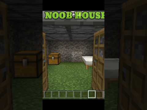 Sushant gamer - Building the Perfect Minecraft House: Learn from the Noob Vs Pro Showdown #shorts #minecraft #mcpe