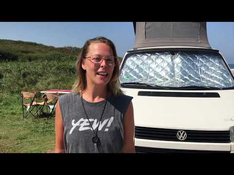 VW T4 California Roomtour (German) - solo girl vanlife Europe