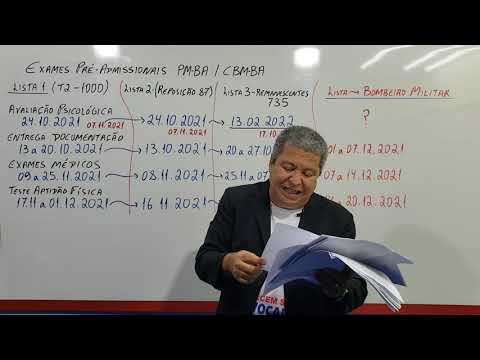 CONCURSO PM/CBM-BA 2019 - ATENÇÃO AS DATAS DAS PRÓXIMAS ETAPAS. - TODOS CONVOCADOS FORAM HOMOLOGADOS