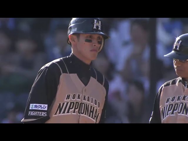 【9回表】本日大当たり!! ファイターズ・陽 今日4本目のヒット!! 2016/4/29 M-F