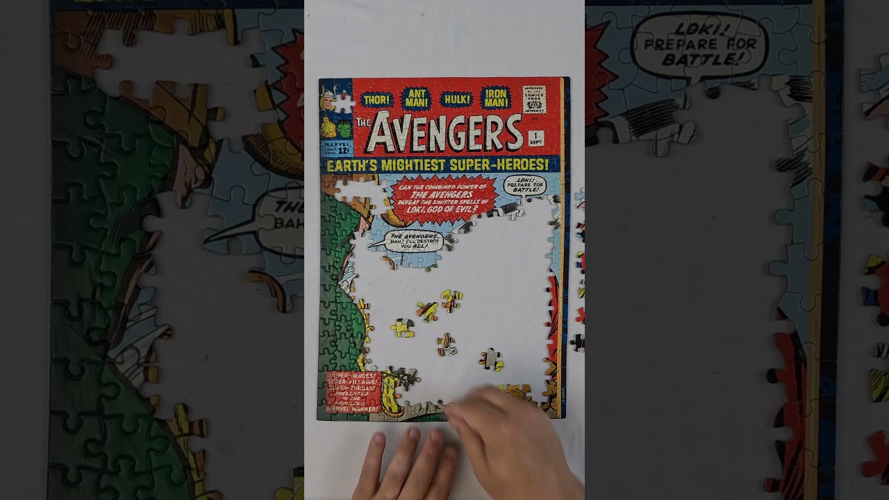 Marvel Avengers Comic, 300pc Jigsaw Puzzle Time-lapse