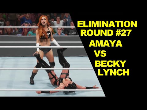 WWE 2K19 Amaya vs Becky Lynch - Extreme Elimination Round #27