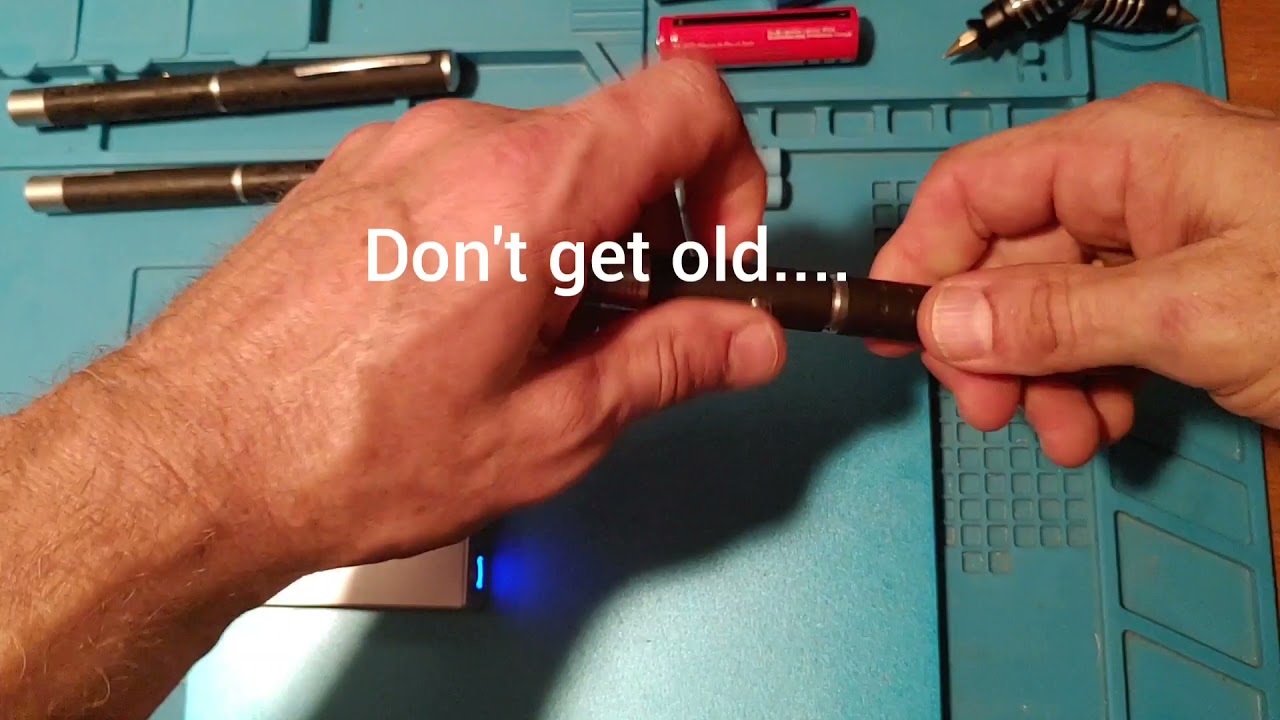 Laser Pointer Power Test (AAA or 10440 batteries)