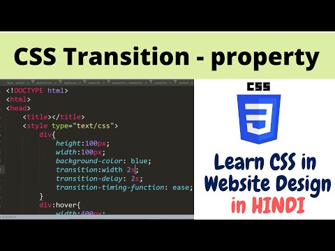 2 1 Explain CSS Cascading Style Sheet in Html in website designing Learn Website design in Hindi