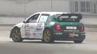 preview picture of video 'Skoda Fabia WRC & Citroen DS3 WRC - Pure sound & Flames!!!'