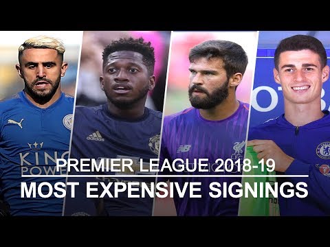 Premier League Transfer Window - Top 10 Most Expensive Signings