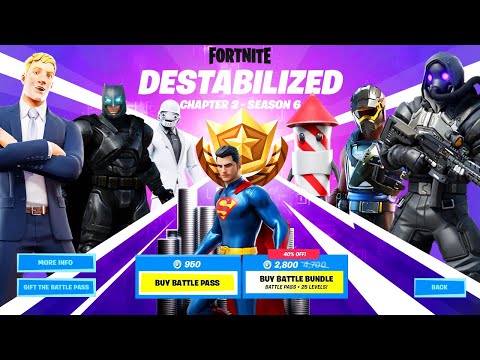 Fortnite Chapter 2 - Season 6 | Battle Pass Overview