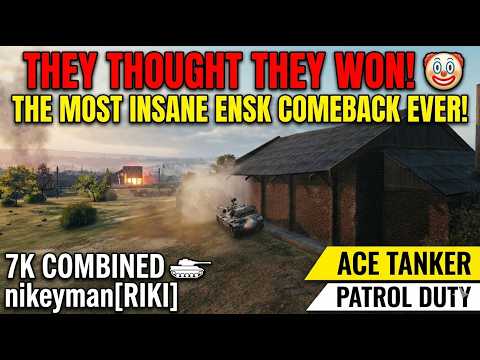 THEY THOUGHT THEY WON! The Most Insane Bourrasque Comeback EVER! | World of Tanks | Ensk region