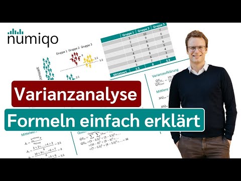 Varianzanalyse - Formeln einfach erklärt