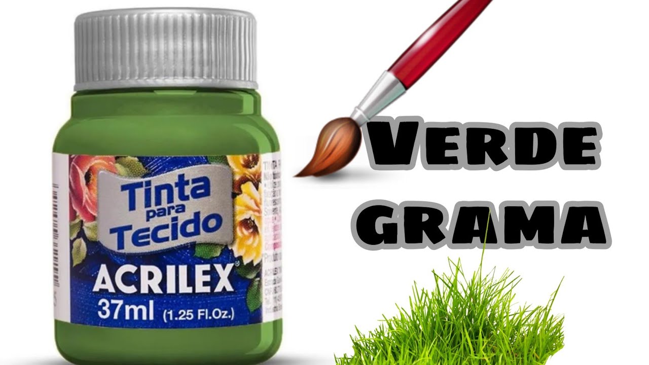 Watch Now COMO FAZER A COR VERDE GRAMA - TINTA PARA TECIDO ACRILEX COMO FAZER A COR VERDE GRAMA - TINTA PARA TECIDO ACRILEX