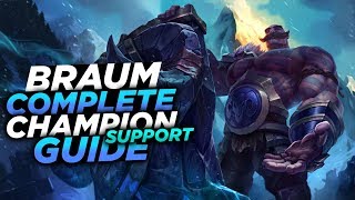 STAND BEHIND ME!! - SEASON 8 BRAUM GUIDE! - League of Legends