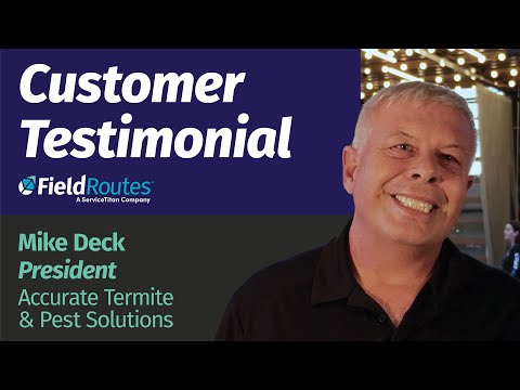 Accurate Termite & Pest Solutions - Customer Success Story (Mike Deck - President)