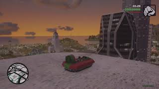 Can a vortex Hovercraft fly in GTA san andreas definitive edition?