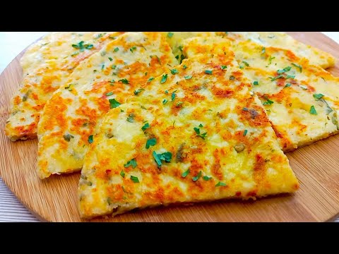 Flatbreads with Cheese and Cottage Cheese! No yeast No oven! Everyone can do