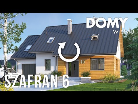 Projekt domu SZAFRAN 6 - widok 360º