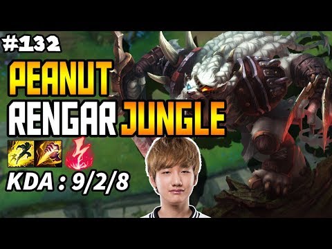 LZ PEANUT RENGAR VS ELISE JUNGLE - KOREA CHALLENGER SEASON 8