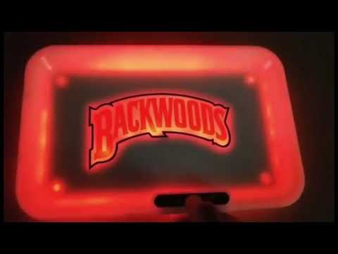 Backwoods glow tray with auto mode led glow rolling tray