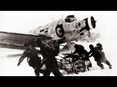 Rare 1942 Footage: Ju-52 Transports in Wehrmacht's Demyansk Pocket Airlift