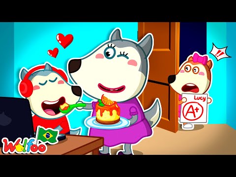 Não fique com ciúmes, Lucy! 🥺💔 Mamãe sempre te ama - Histórias sobre a família Wolfoo