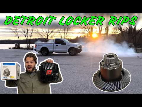 Ford Super 8.8 Detroit Locker install & review - 15-24 F150 does DONUTS and BURNOUTS - Eaton 917A739