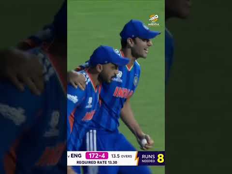 Outstanding relay catch by Axar and Dube ends Jacks' stay | T20 World Cup 2026