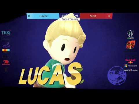 Beachcon 2017 - Smash 4 - Misa (Lucas) VS Havoc (Pikachu/Link) - Pools
