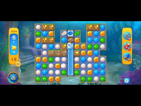 Fishdom Easy Level 10564 (with ingame boosters and Hammer) @choraelmin