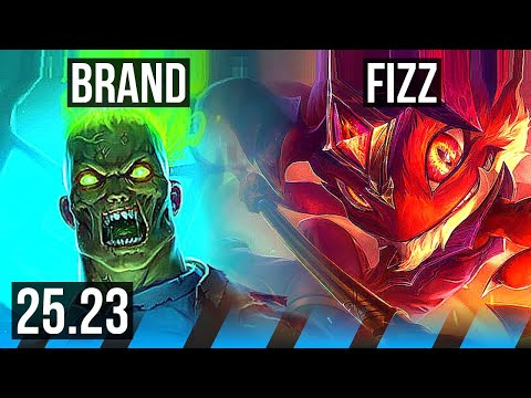 BRAND vs FIZZ (MID) | 46k DMG | EUW Master | 25.23