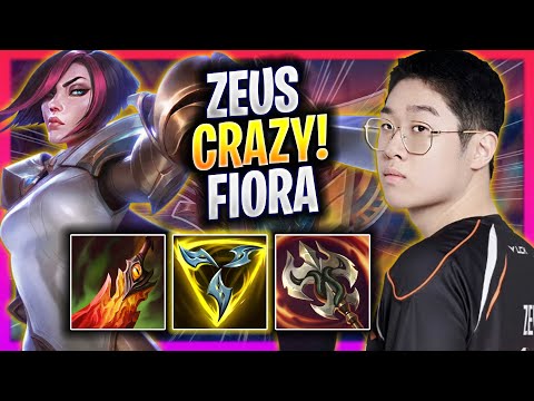 ZEUS CRAZY GAME WITH FIORA! - HLE Zeus Plays Fiora TOP vs Jayce! | Season 2025