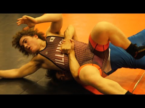 Finn Merrill of Beat the Streets Chicago [R] v. Noah Manuel Tapia of Young Guns WC [G] (145)