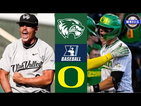 Utah Valley vs #12 Oregon (CRAZY GAME!) | Regionals Opening Round | 2025 College Baseball Highlights