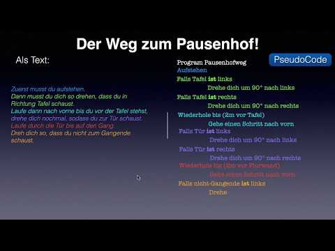 Computer Science 7 - Representation of Algorithms 1 - Pseudocode