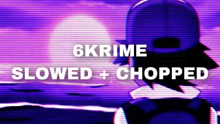 D SAVAGE + JUICE WRLD - NO TIME (SLOWED + CHOPPED BY. 6KRIME )