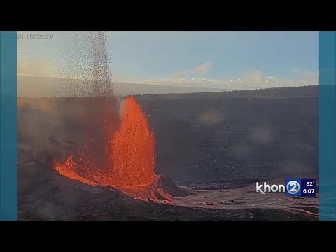 Pele stuns with 500-foot fountains at Kīlauea