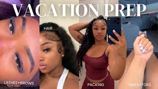 VACTION PREP: I’M HOSTING A TRIP TO BALI ✈️ | try on haul, nails, hair, lashes, packing + more