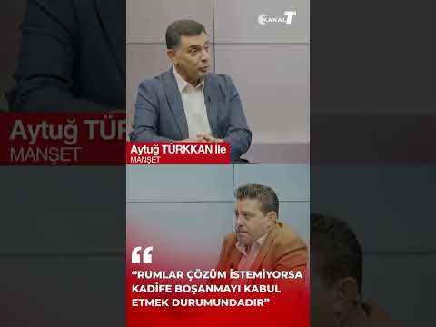 Nami: Rumlar çözüm istemiyorsa kadife boşanmayı kabul etmek durumundadır 
Eski Dışişleri Bakanı,…