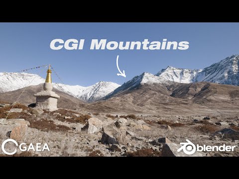 Create Realistic Mountains with Blender 5.0 and Gaea 2