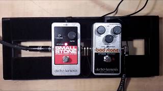 Video thumbnail for Small Stone vs. Bad Stone - Electro Harmonix Phaser Shootout by Made by Miike