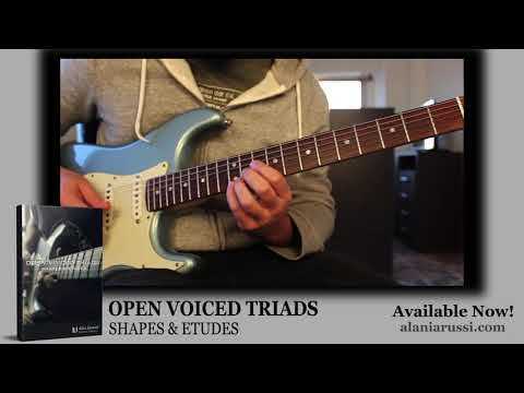 Open Voiced Triads - Shapes & Etudes