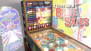 Cosmetic Repair Of a 1948 United Blue Skies Early Flipper Woodrail Pinball Machine