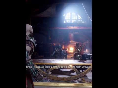 Sindri GIVES Kratos A SECRET WEAPON To Kill GODS Full Scene - God Of War Ragnarök. #godofwar