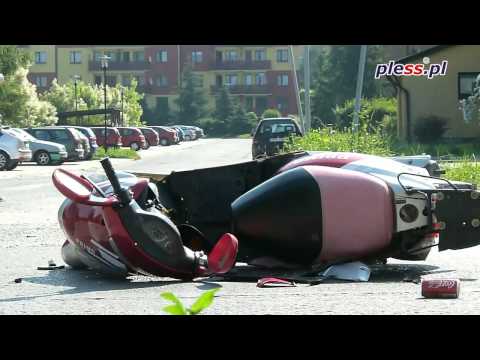 pless.pl: Zderzenie jednośladów na ul. Skłodowskiej
